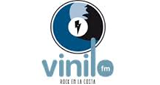 Logotipo de Vinilo Rock en la Costa FM 107.1