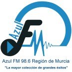 Logotipo de Azul FM 98.6 Región de Murcia