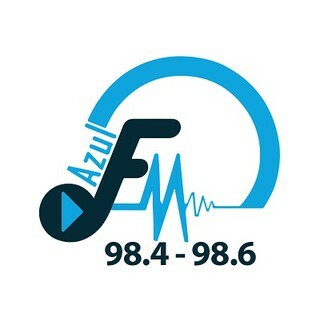 Logotipo de Azul FM 98.6