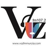 Logotipo de Voz FM 107.2 Murcia